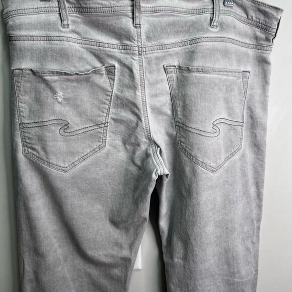 SILVER Jeans Eddie Straight Leg Size 36/32 - Picture 5 of 12
